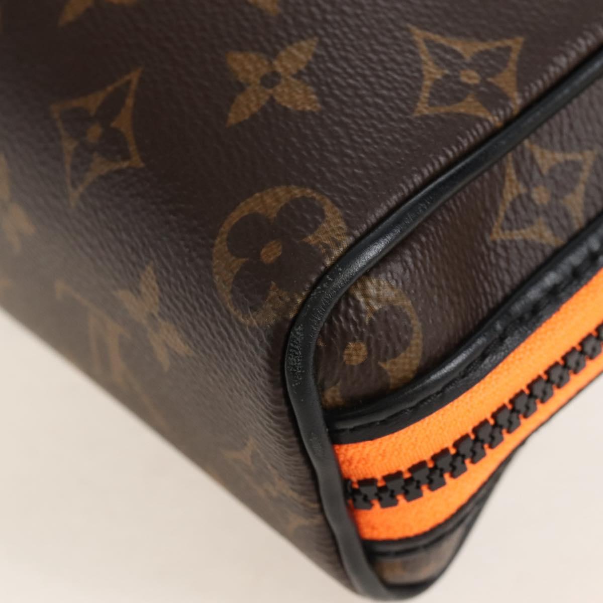 LOUIS VUITTON Monogram LV Friends Keepall Pouch Hand Bag M80130 LV Auth 210645M