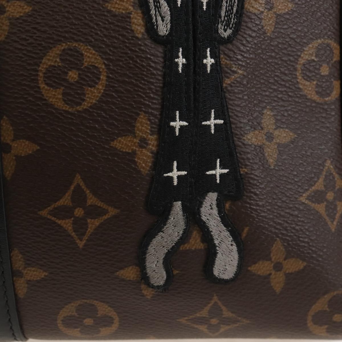 LOUIS VUITTON Monogram LV Friends Keepall Pouch Hand Bag M80130 LV Auth 210645M