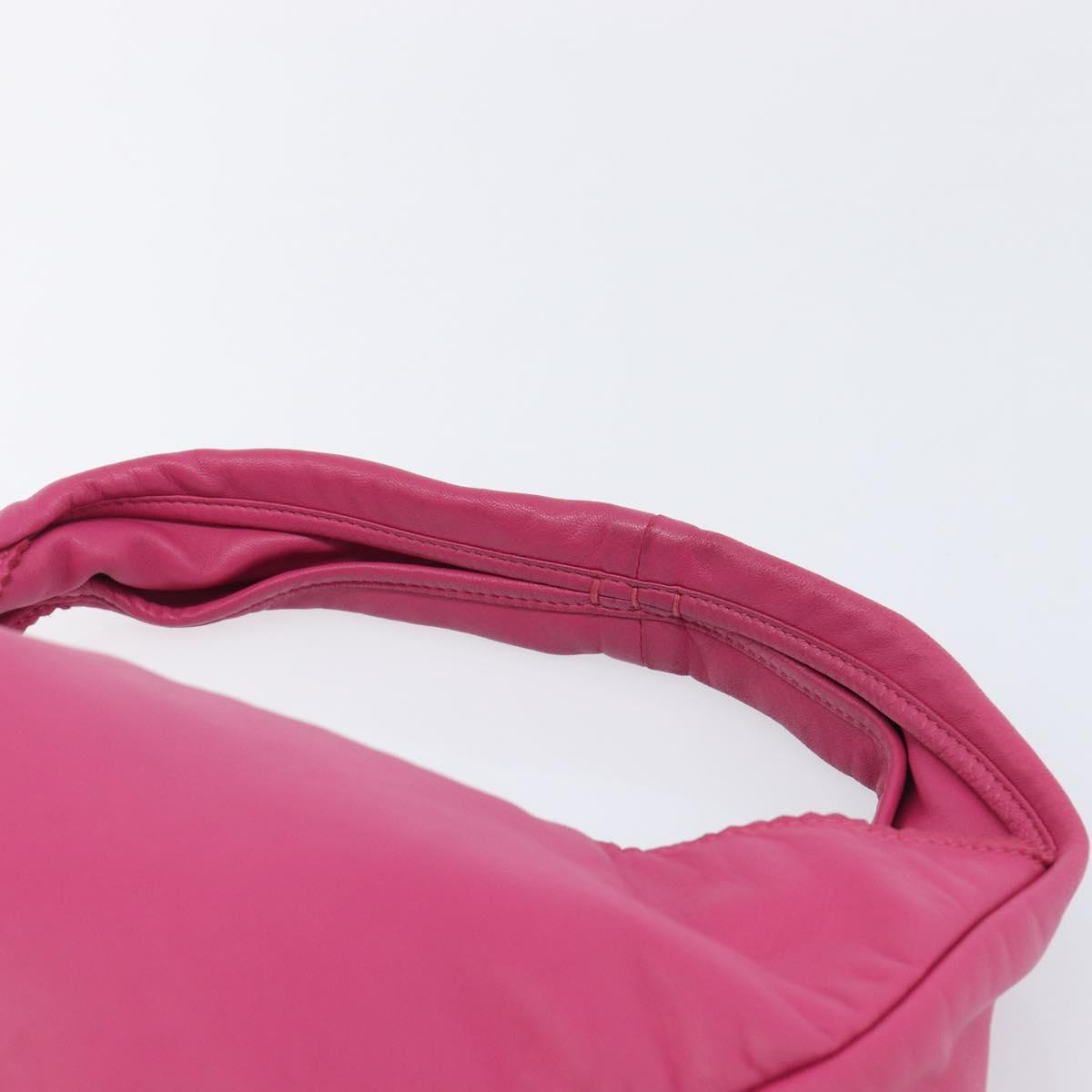 LOEWE Vient 30 Shoulder Bag Leather Pink Auth 210648A