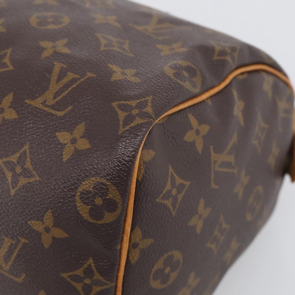 LOUIS VUITTON Monogram Speedy 25 Hand Bag M41528 LV Auth 210674A