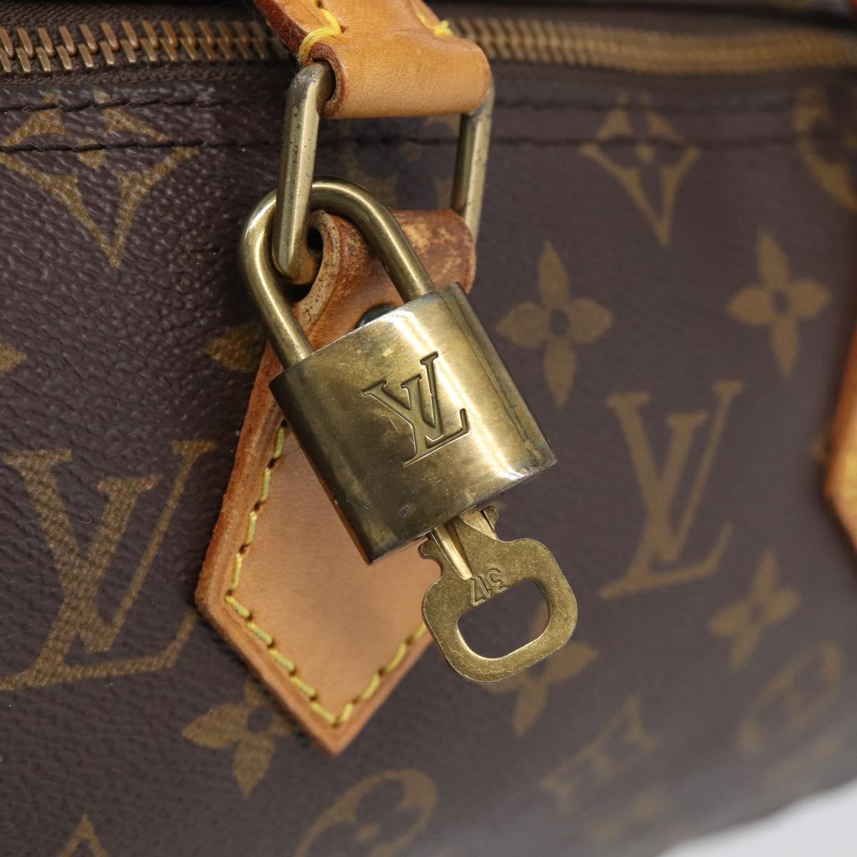 LOUIS VUITTON Monogram Speedy 25 Hand Bag M41528 LV Auth 210674A