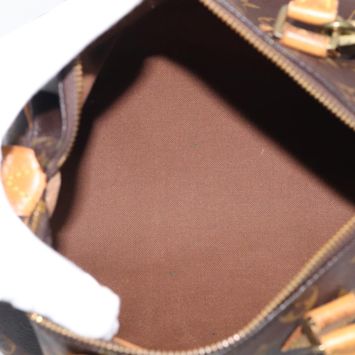 LOUIS VUITTON Monogram Speedy 25 Hand Bag M41528 LV Auth 210674A