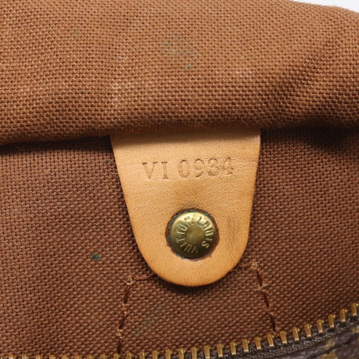 LOUIS VUITTON Monogram Speedy 25 Hand Bag M41528 LV Auth 210674A