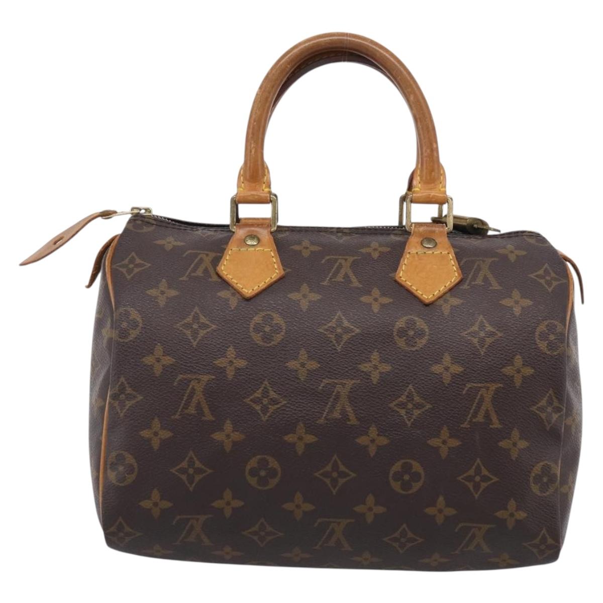 LOUIS VUITTON Monogram Speedy 25 Hand Bag M41528 LV Auth 210674A