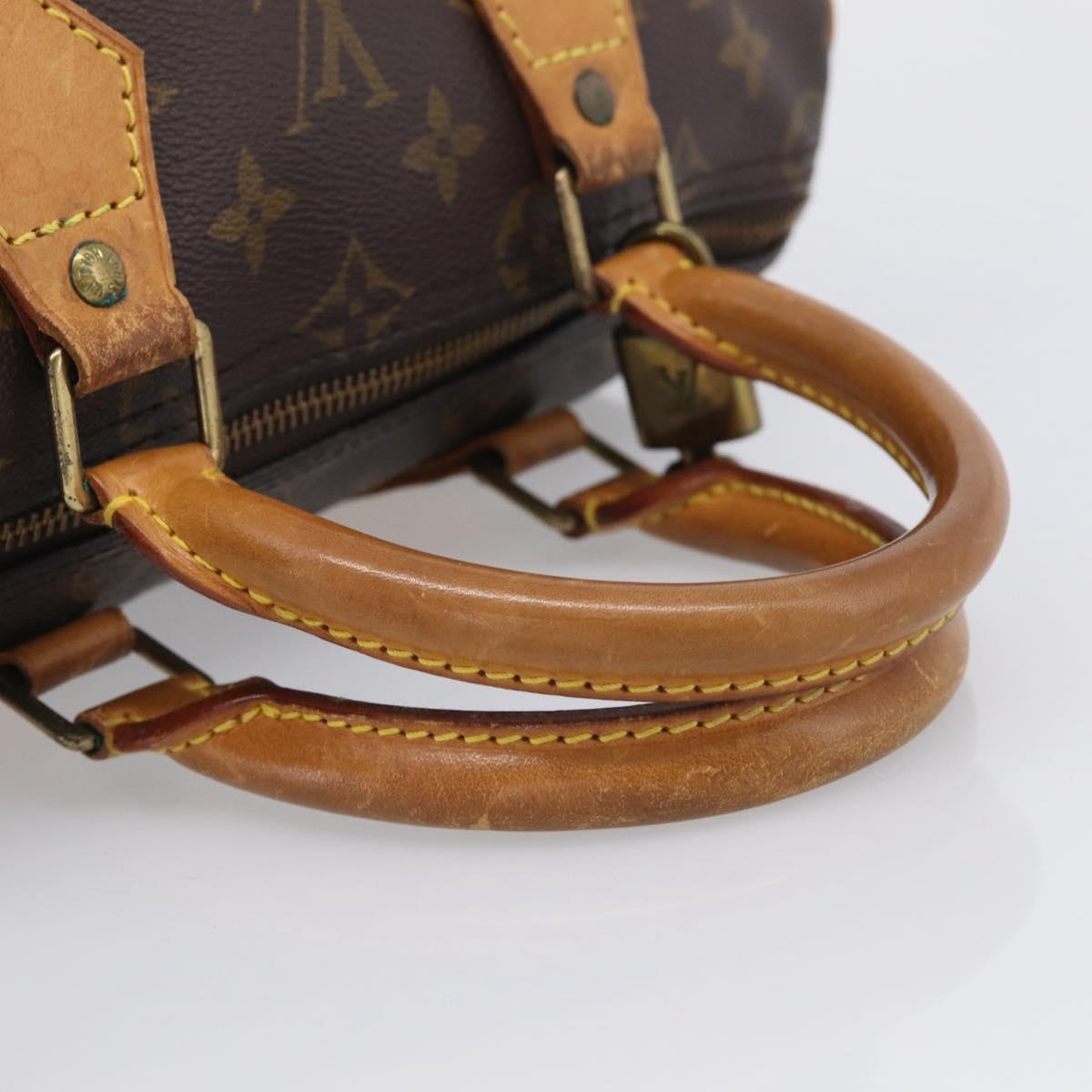 LOUIS VUITTON Monogram Speedy 25 Hand Bag M41528 LV Auth 210674A
