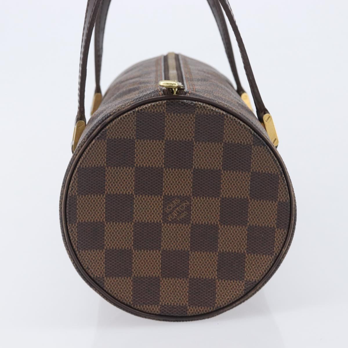 LOUIS VUITTON Damier Ebene Papillon 26 Hand Bag N51304 LV Auth 210675A