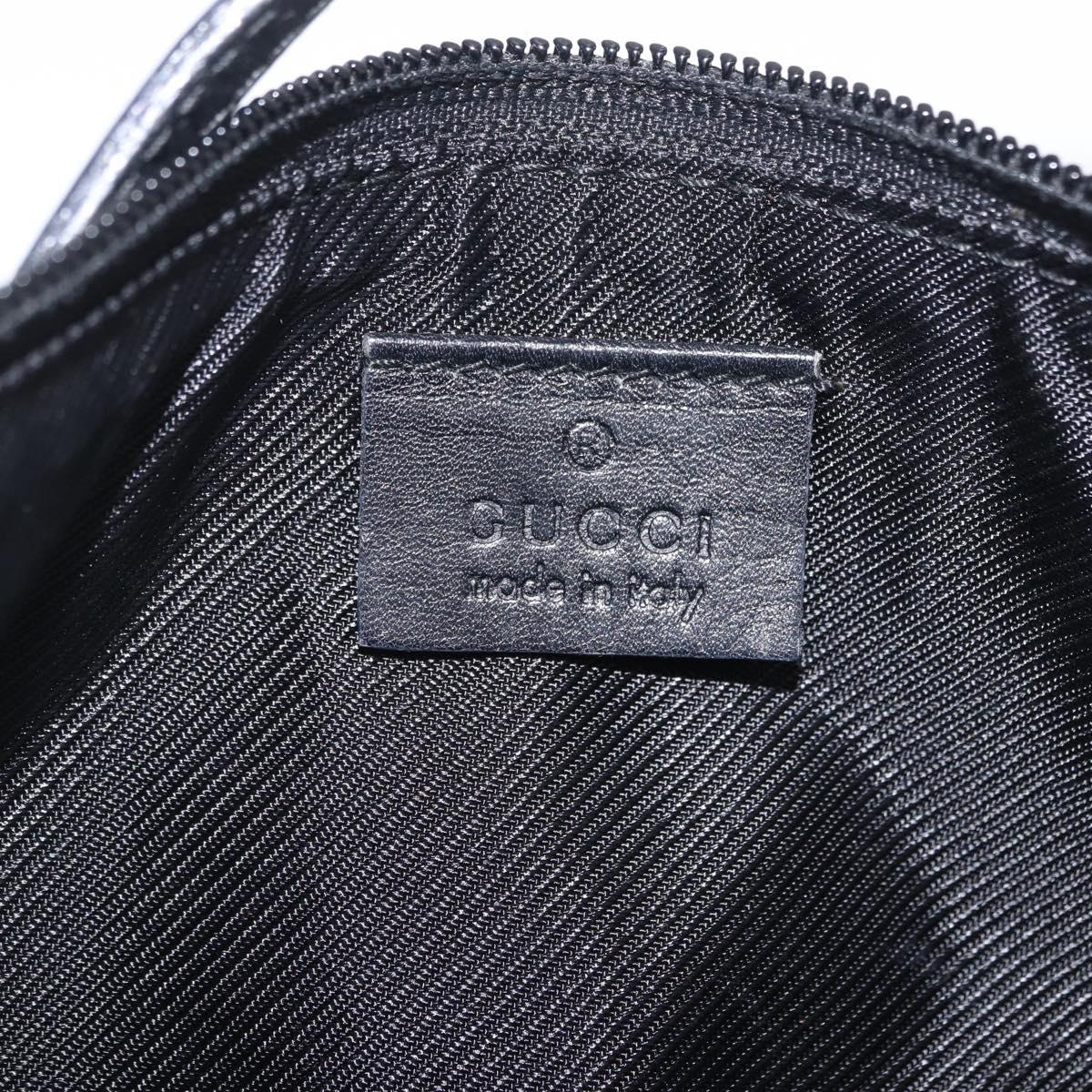 GUCCI GG Canvas Accessory Pouch Navy Gold 039 1103 2123 Auth 210677A