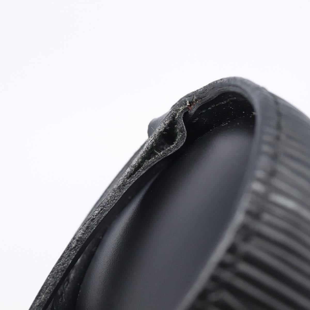 LOUIS VUITTON Epi Soufflot Pouch Black LV Auth 210689A