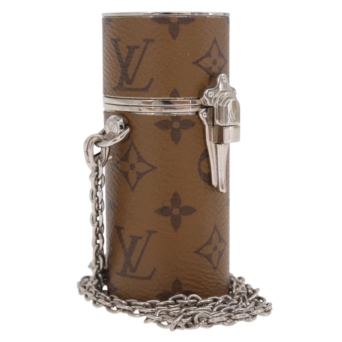 LOUIS VUITTON Monogram Reverse Lipstick Case MP2407 LV Auth 210690M