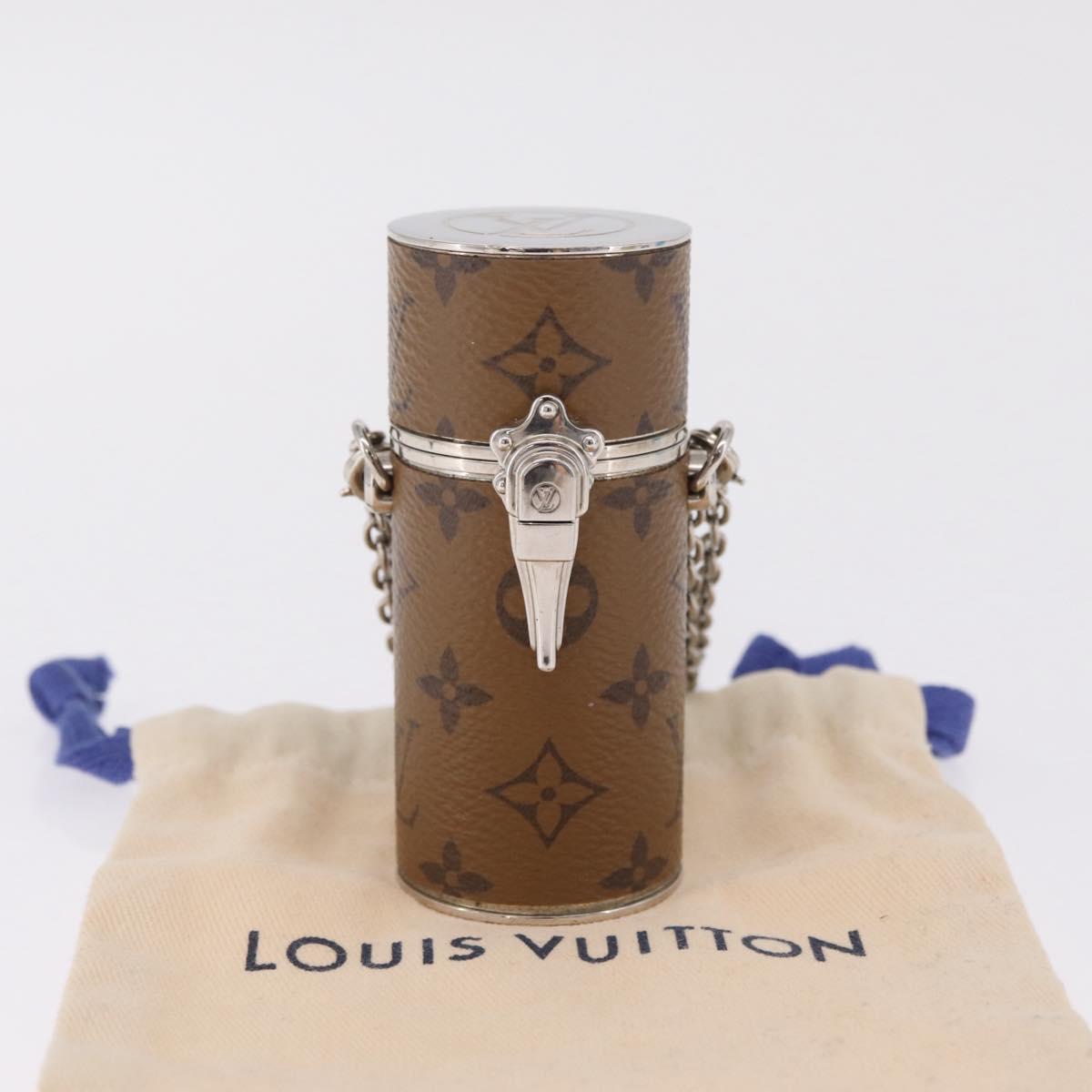 LOUIS VUITTON Monogram Reverse Lipstick Case MP2407 LV Auth 210690M
