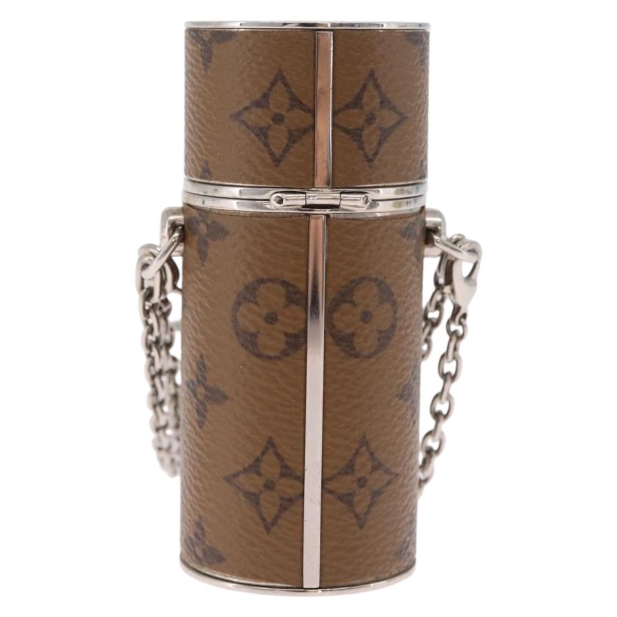 LOUIS VUITTON Monogram Reverse Lipstick Case MP2407 LV Auth 210690M