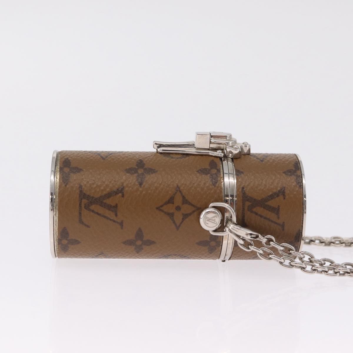 LOUIS VUITTON Monogram Reverse Lipstick Case MP2407 LV Auth 210690M