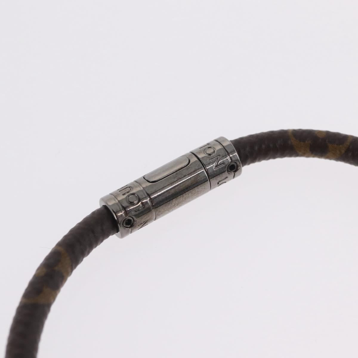 LOUIS VUITTON Monogram Bracelet Hangit Mascot Bracelet MP286E LV Auth 210697M