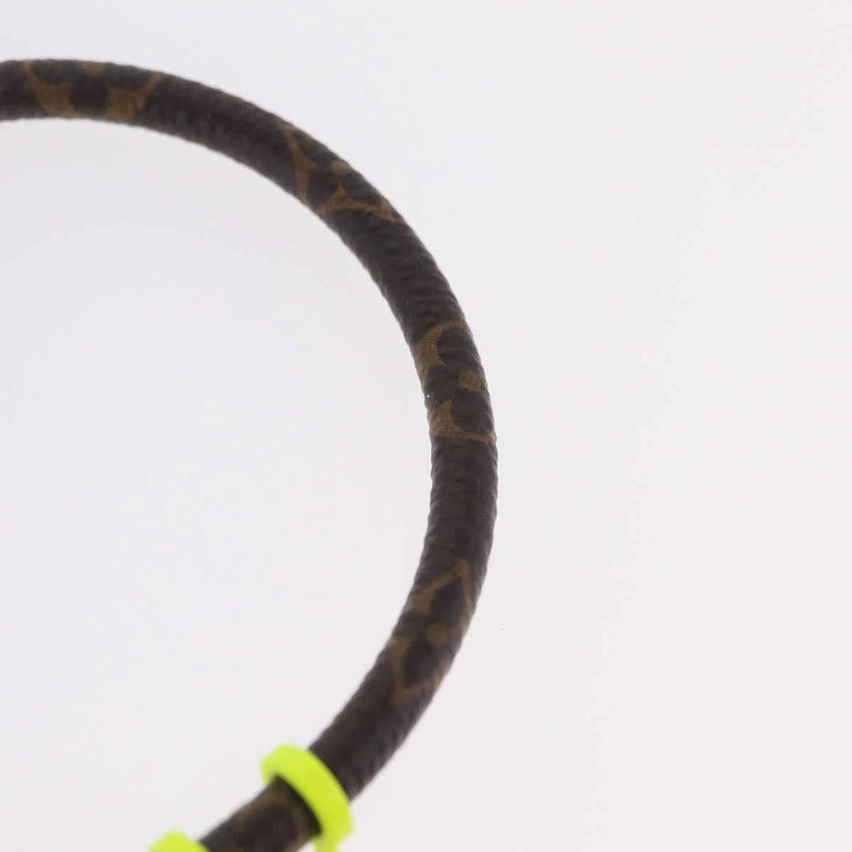 LOUIS VUITTON Monogram Bracelet Hangit Mascot Bracelet MP286E LV Auth 210697M
