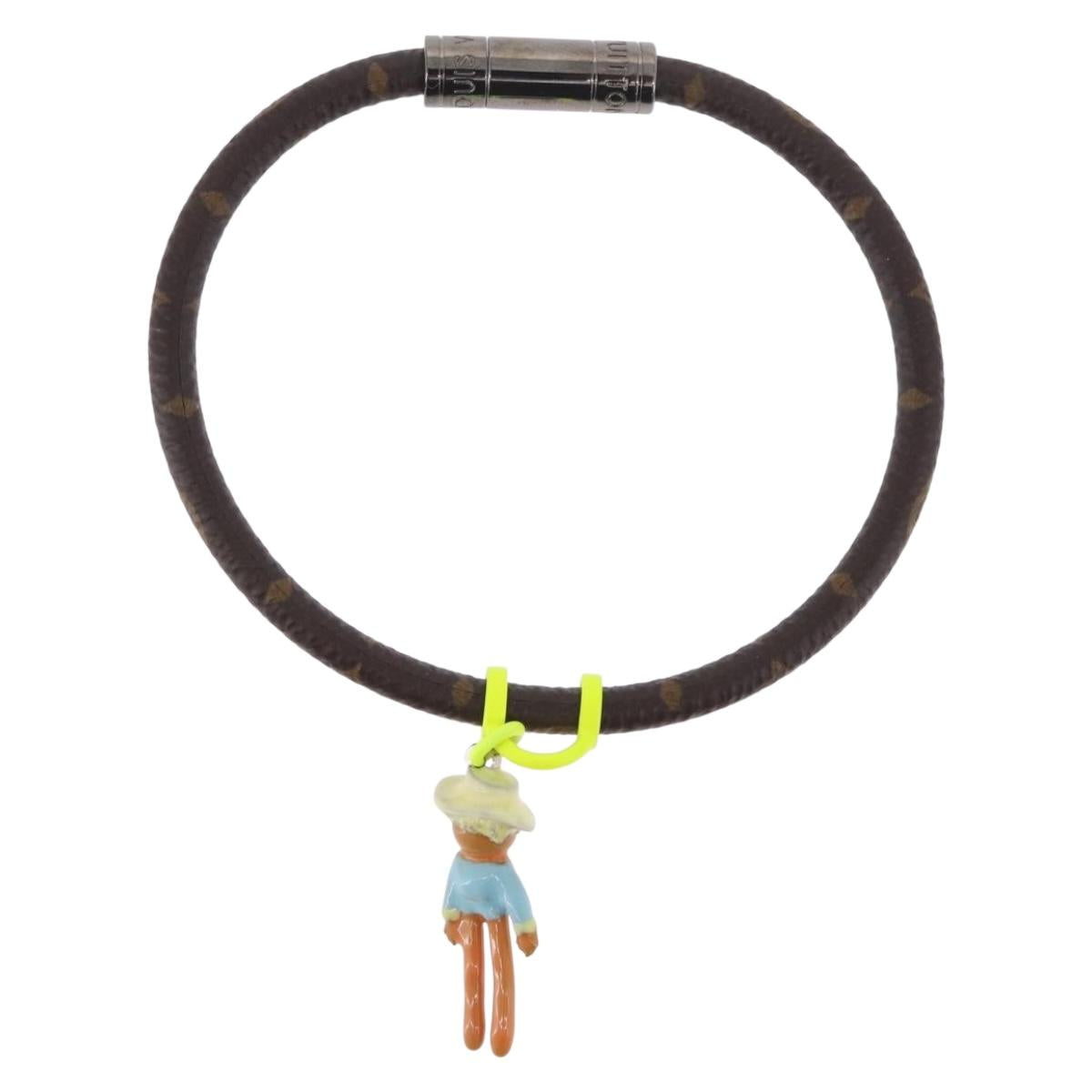 LOUIS VUITTON Monogram Bracelet Hangit Mascot Bracelet MP286E LV Auth 210697M