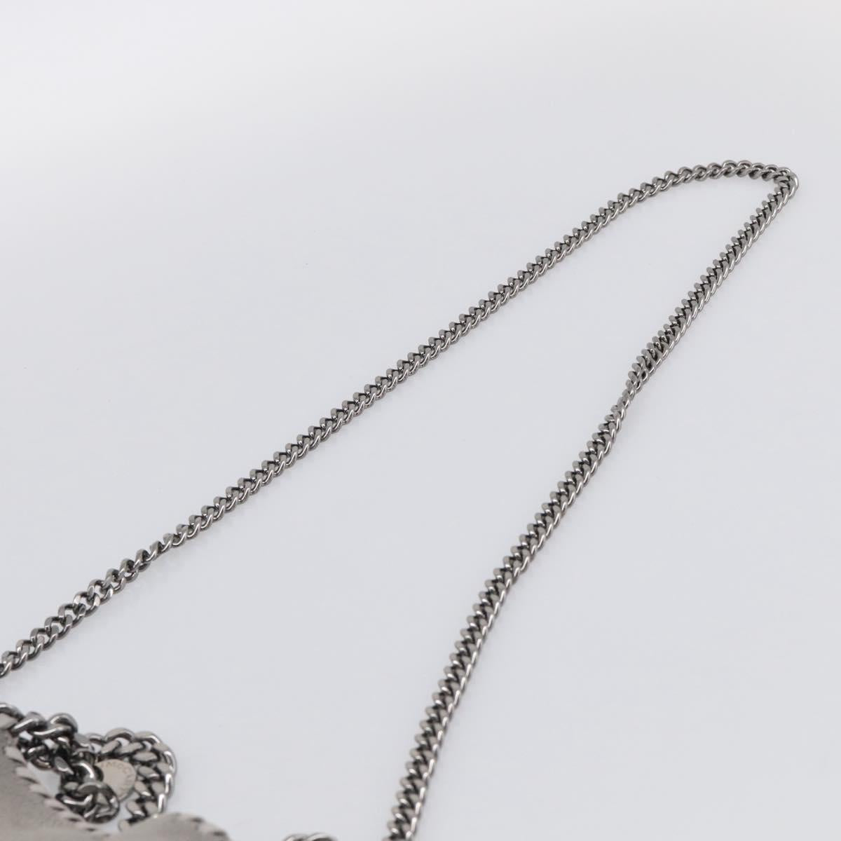 Stella McCartney Chain Falabella Bag polyester Gray Silver 371223 Auth 210705A