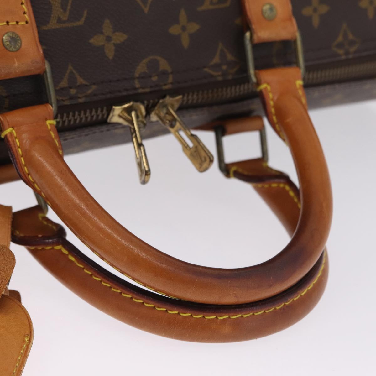 LOUIS VUITTON Monogram Keepall 50 Boston Bag M41426 LV Auth 210722