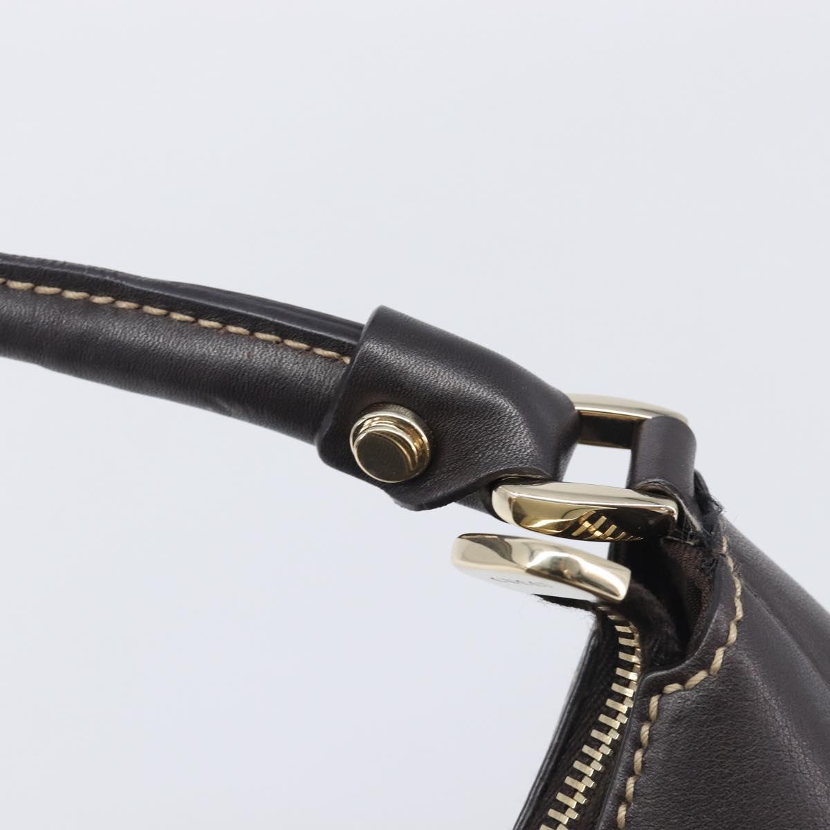 GUCCI GG Canvas Abbey Shoulder Bag Beige Gold 189833 Auth 210744V