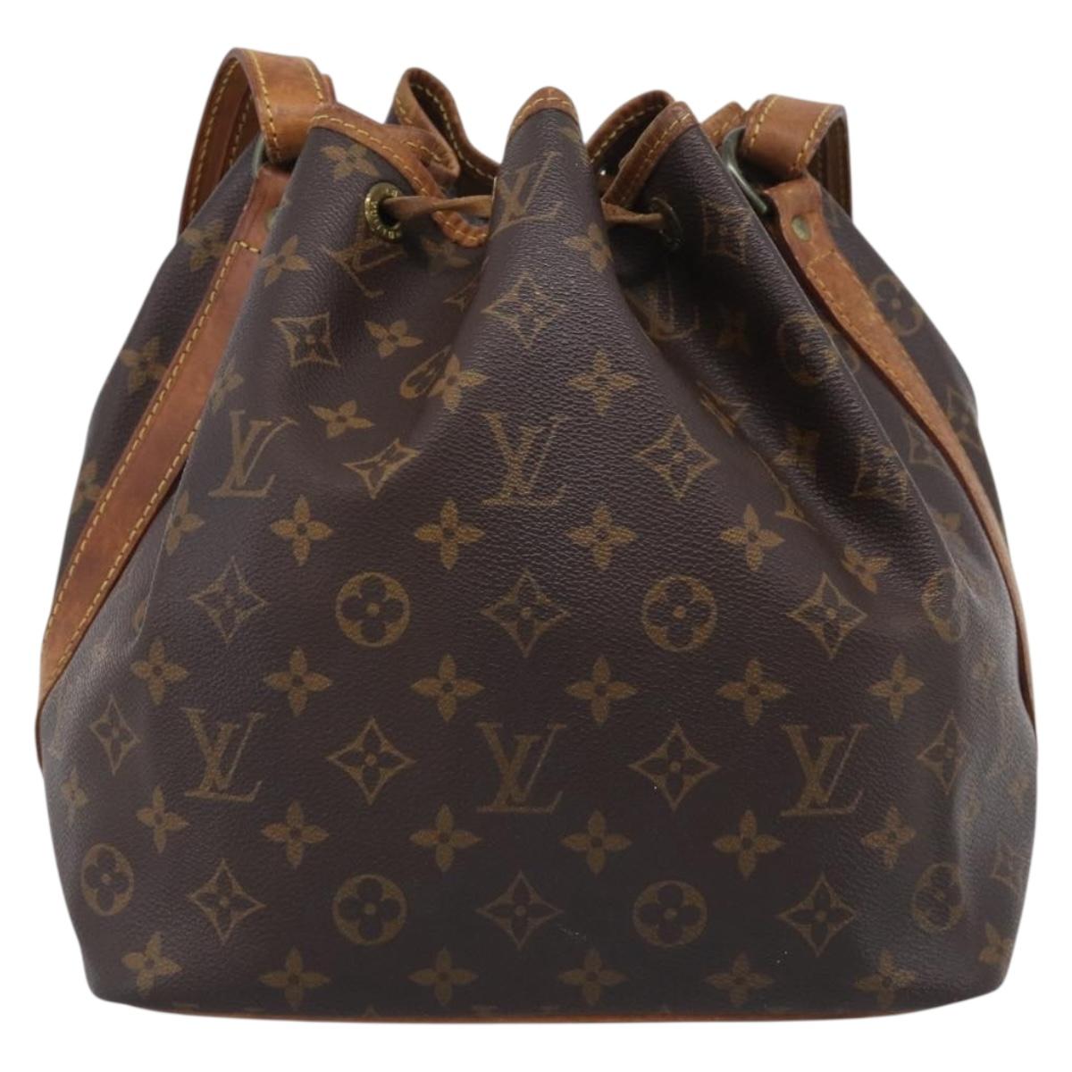 LOUIS VUITTON Monogram Petit Noe Shoulder Bag M42226 LV Auth 210747