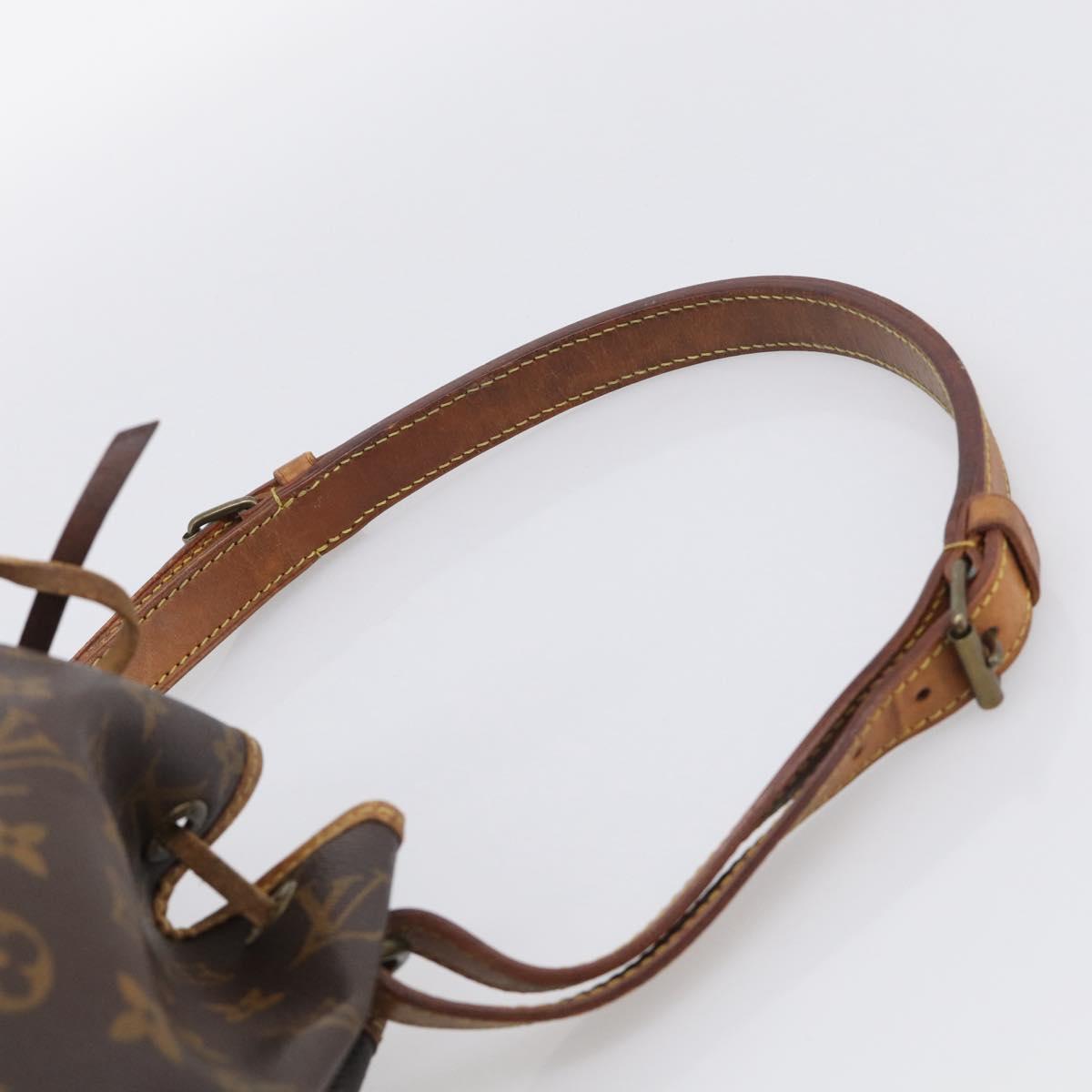 LOUIS VUITTON Monogram Petit Noe Shoulder Bag M42226 LV Auth 210747