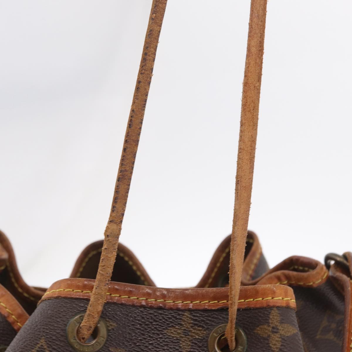 LOUIS VUITTON Monogram Petit Noe Shoulder Bag M42226 LV Auth 210754