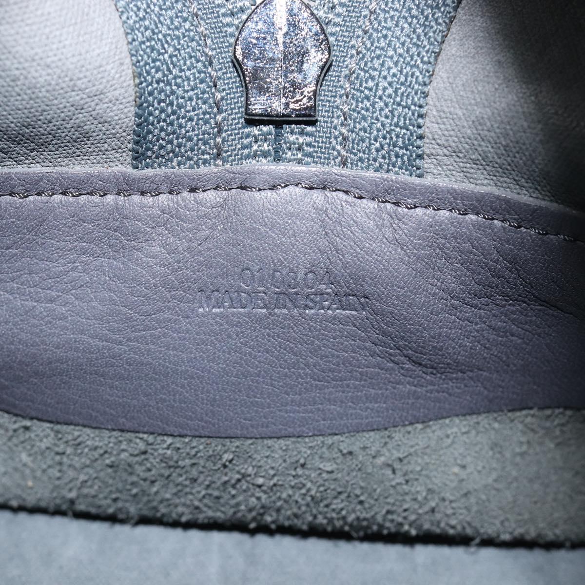 LOEWE Amazona 28 Hand Bag Suede Gray Silver Auth 210758V