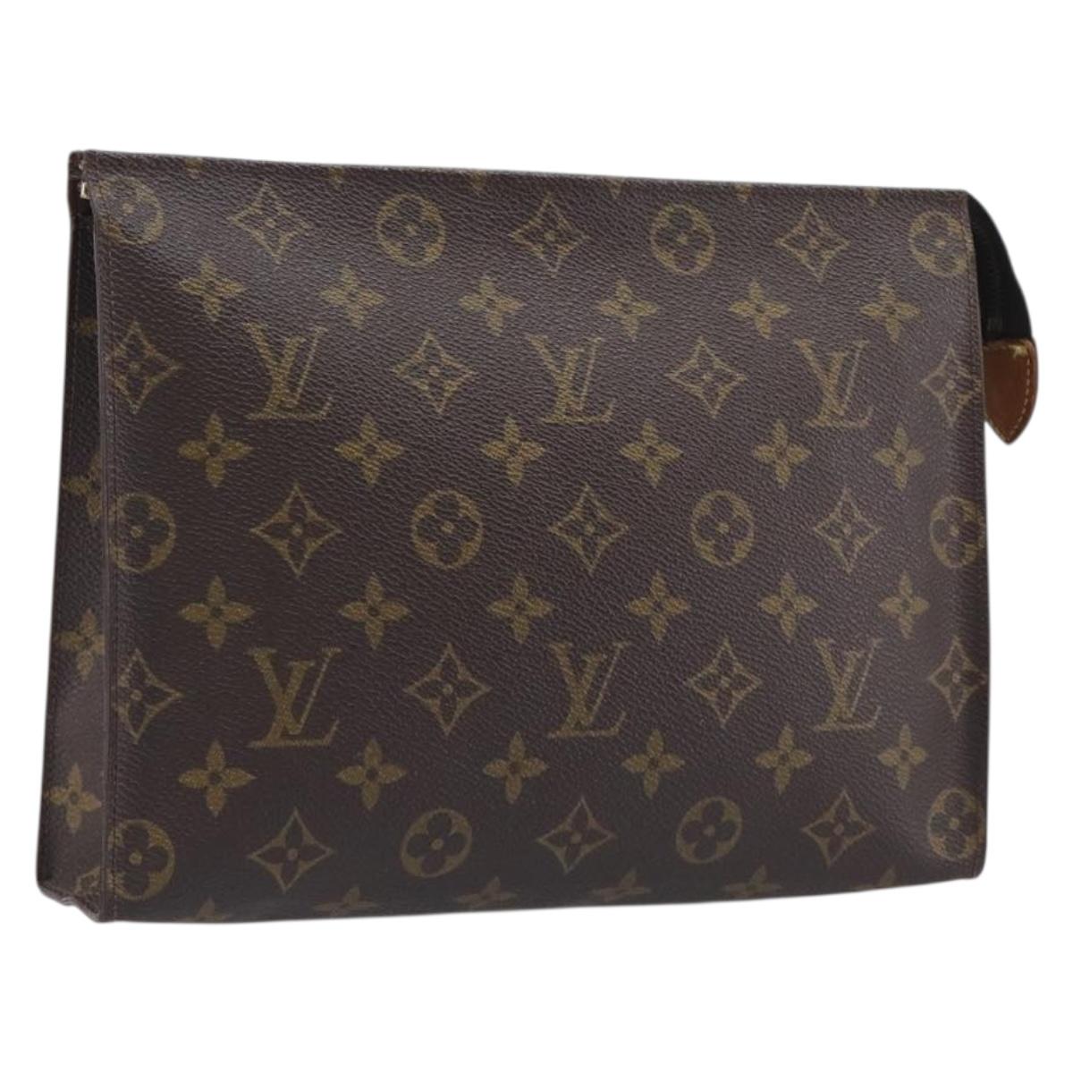 LOUIS VUITTON Monogram Poche Toilette 26 Pouch M47542 LV Auth 210760A