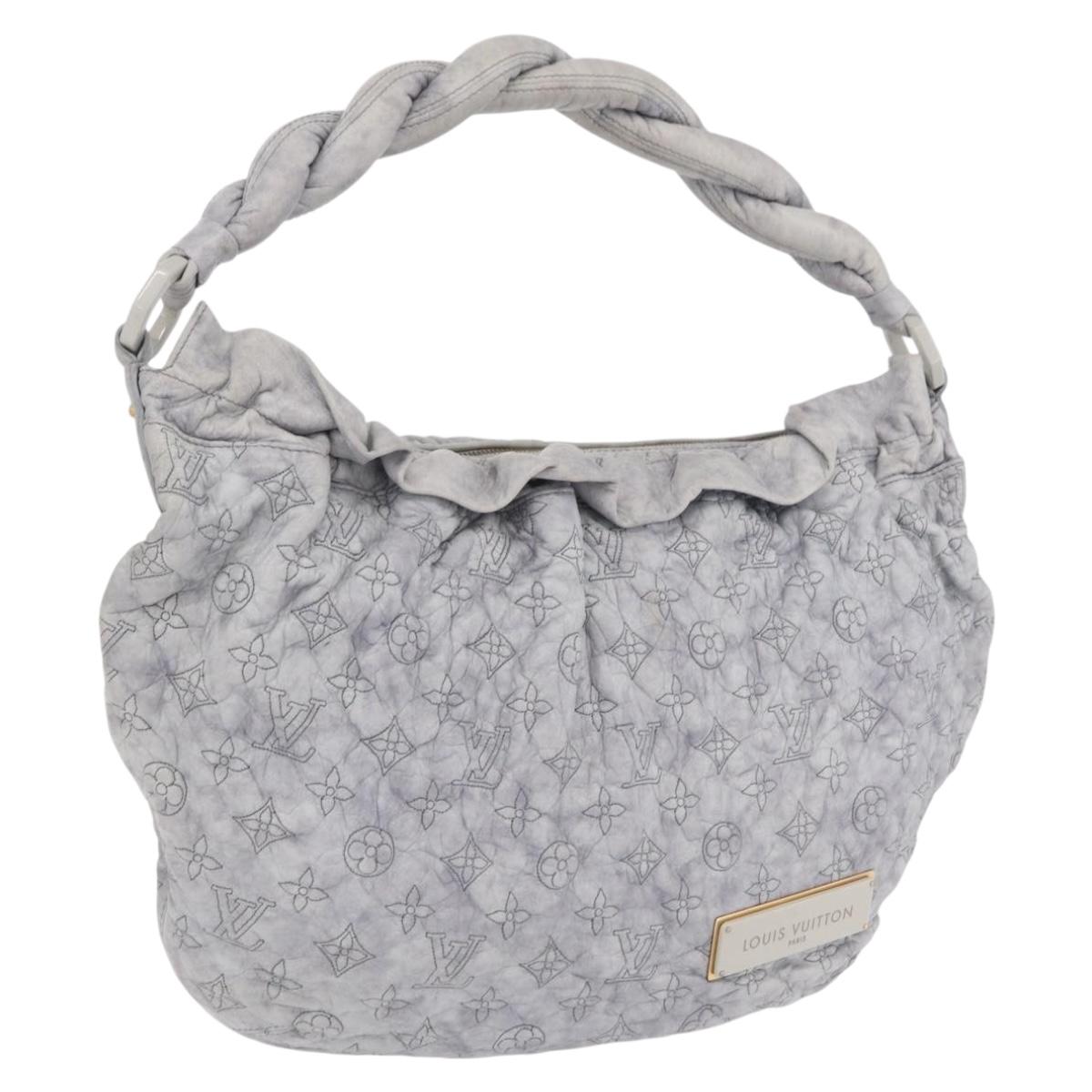 LOUIS VUITTON Monogram Orump Nimbus GM Tote Bag Gray LV Auth 210762V
