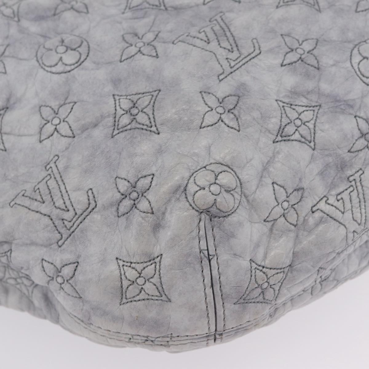 LOUIS VUITTON Monogram Orump Nimbus GM Tote Bag Gray LV Auth 210762V