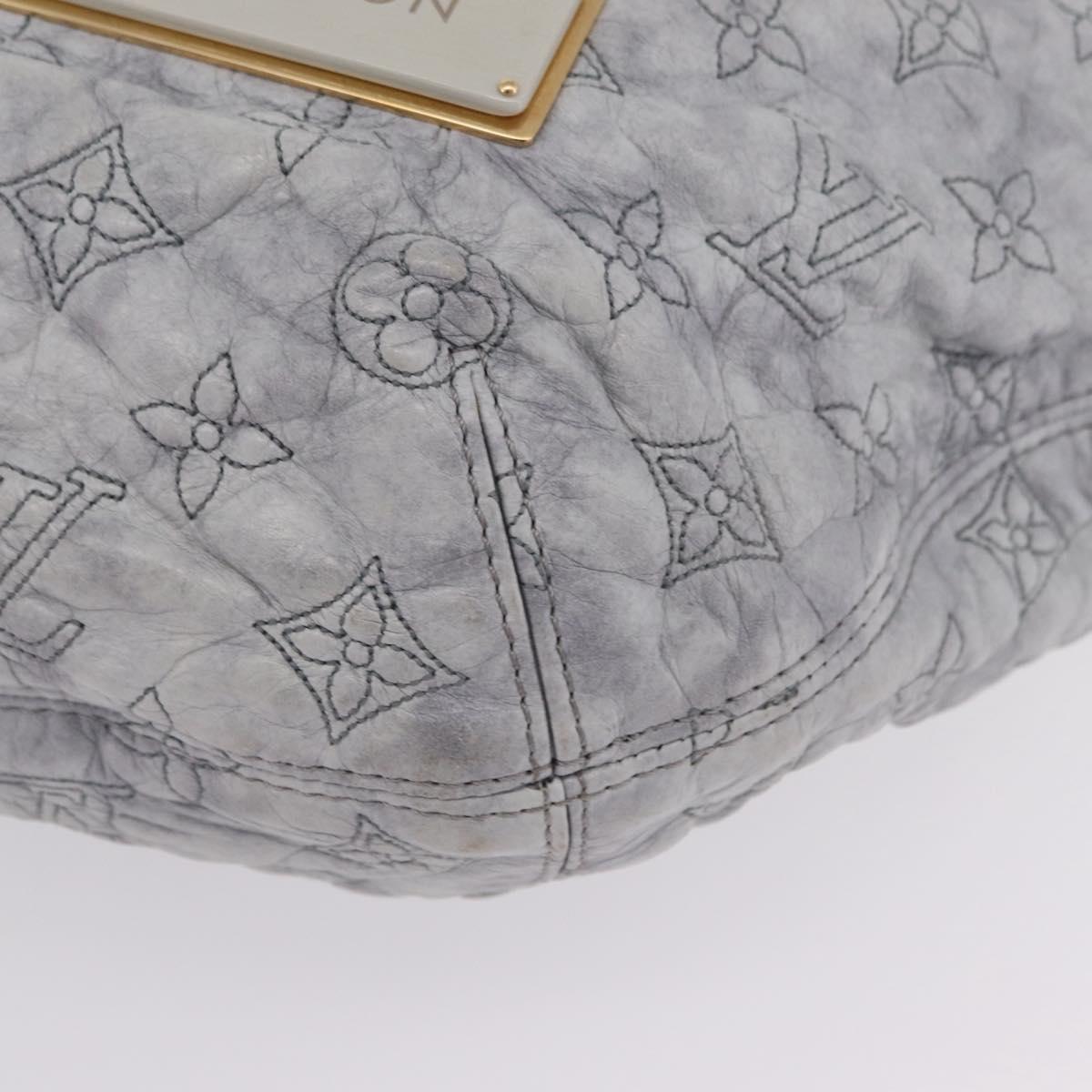 LOUIS VUITTON Monogram Orump Nimbus GM Tote Bag Gray LV Auth 210762V