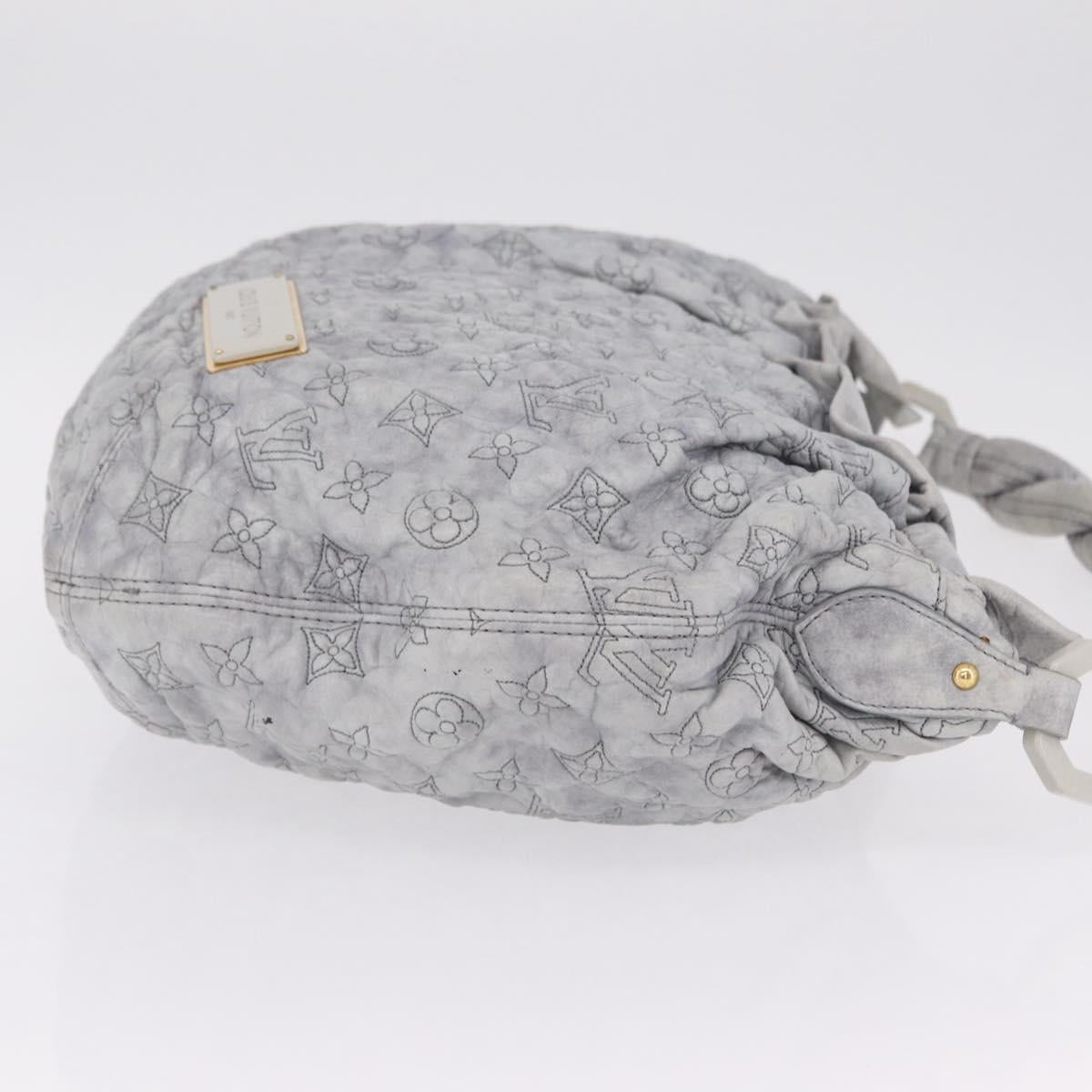 LOUIS VUITTON Monogram Orump Nimbus GM Tote Bag Gray LV Auth 210762V