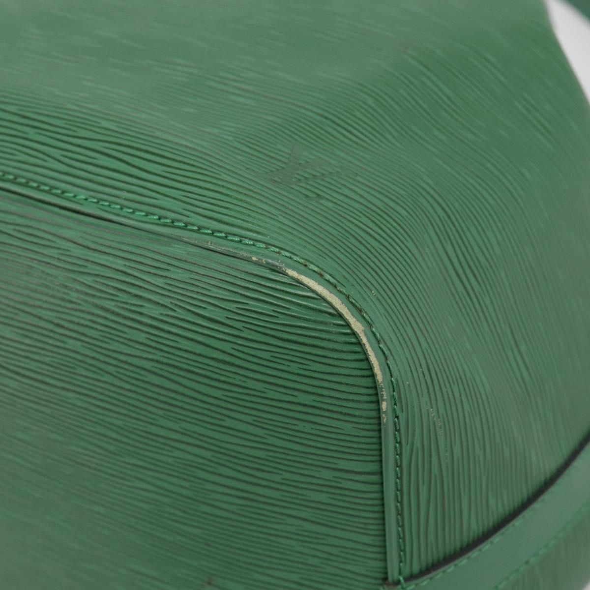 LOUIS VUITTON Epi Petit Noe Shoulder Bag Green M44104 LV Auth 210783V