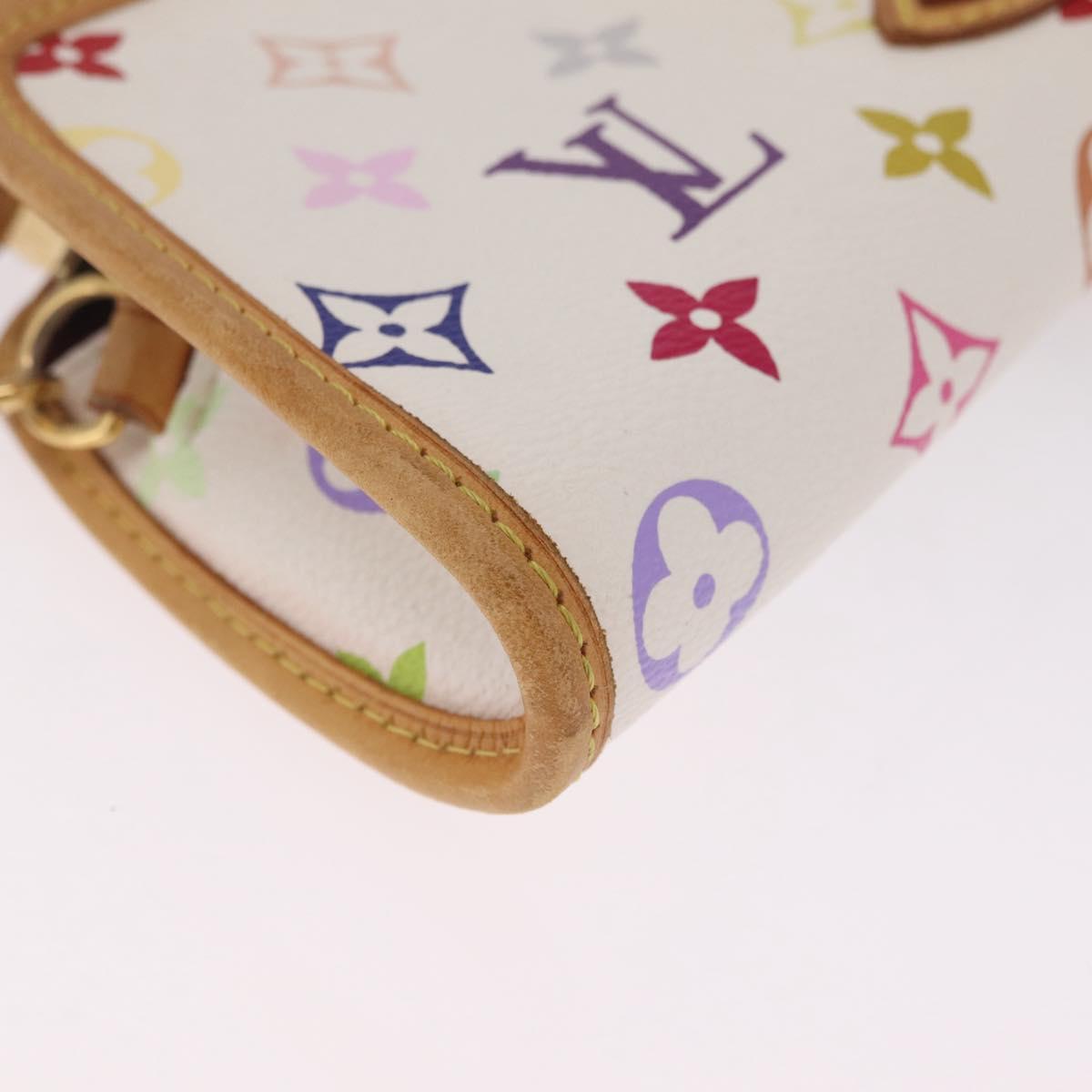 LOUIS VUITTON Monogram Multicolor Shirley Bag White M40049 LV Auth 210795V
