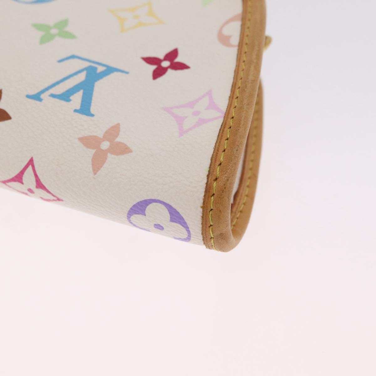 LOUIS VUITTON Monogram Multicolor Shirley Bag White M40049 LV Auth 210795V
