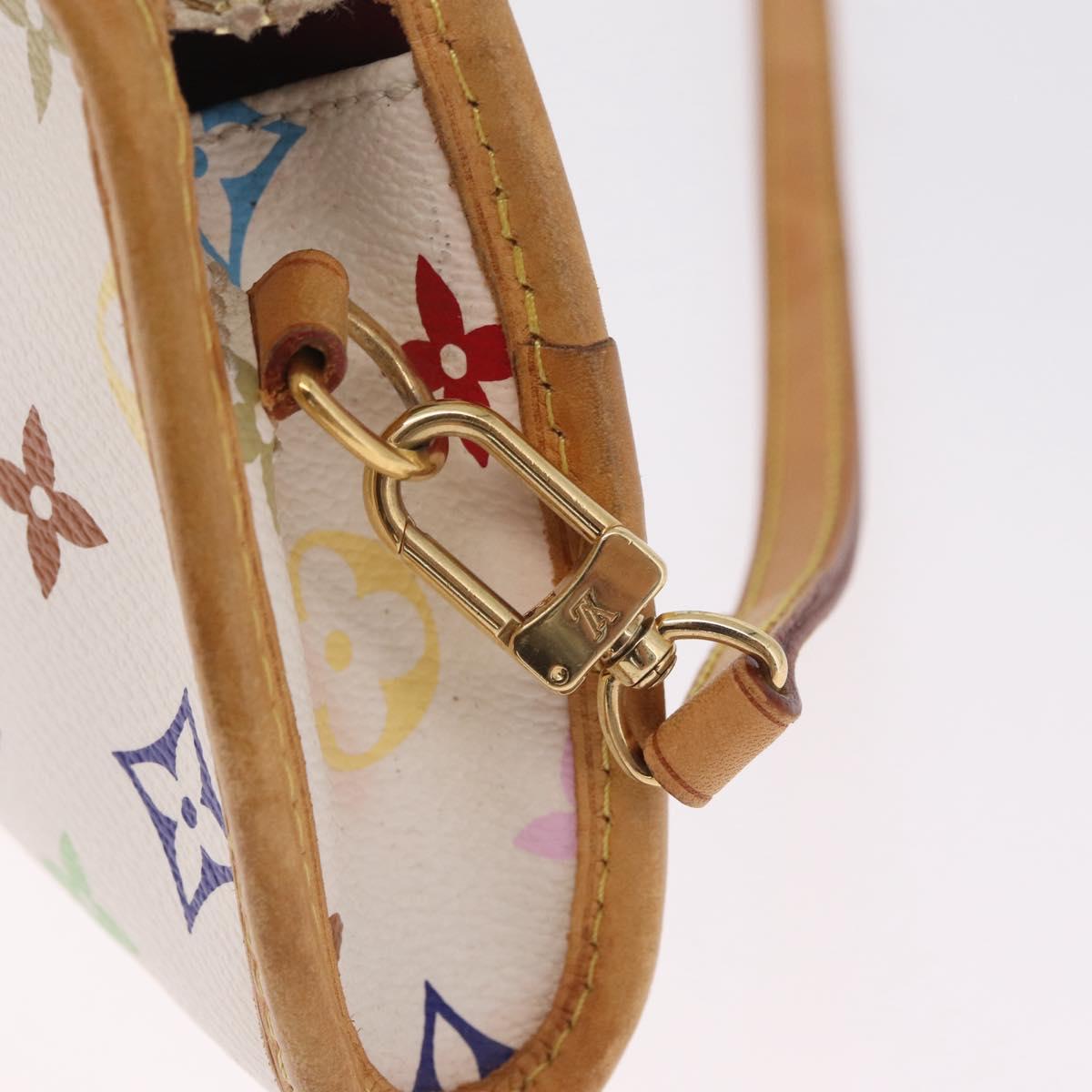 LOUIS VUITTON Monogram Multicolor Shirley Bag White M40049 LV Auth 210795V