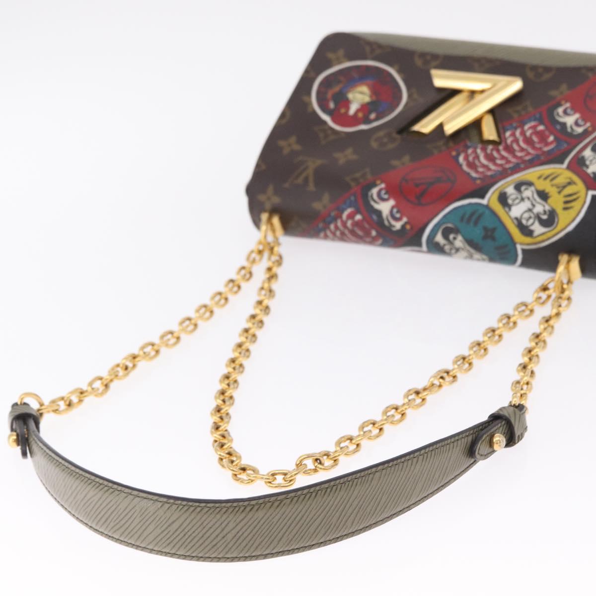 LOUIS VUITTON Kabuki Yamamoto Hirosai Twist MM Bag M67270 LV Auth 210825M