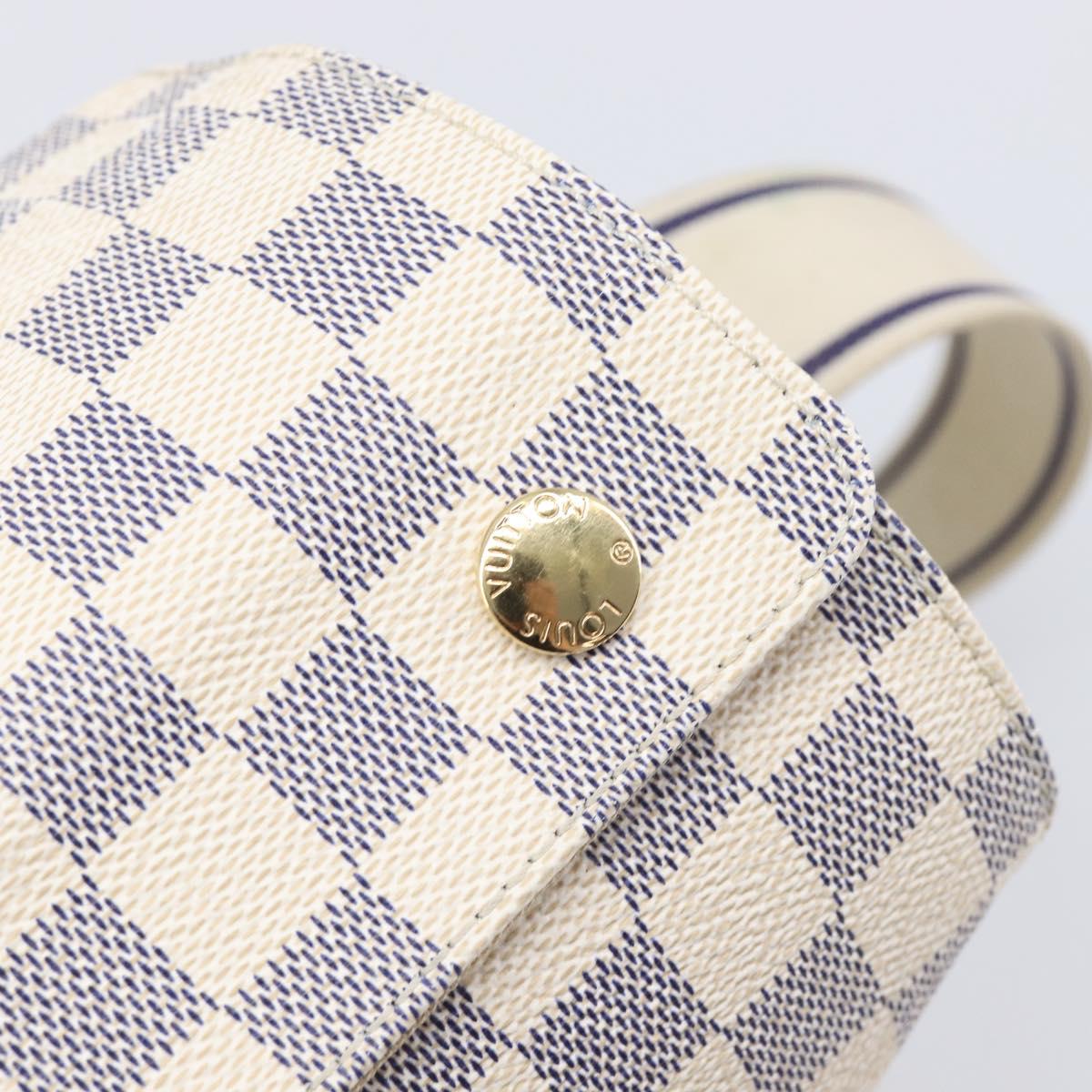 LOUIS VUITTON Damier Azur Naviglio Shoulder Bag N51189 LV Auth 210826V