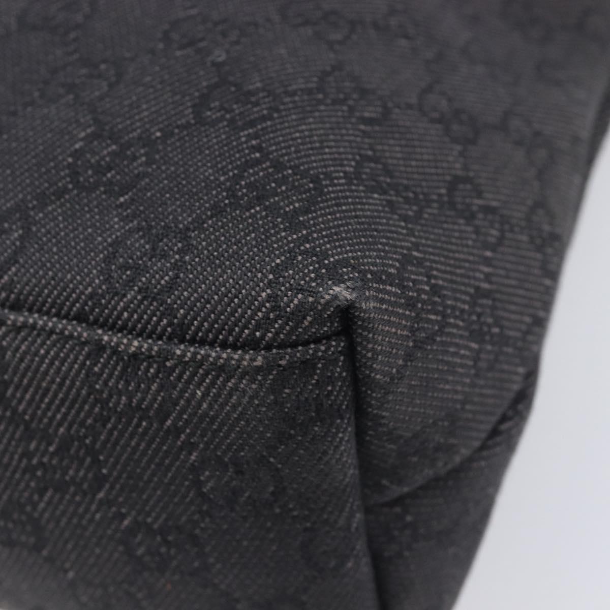 GUCCI GG Canvas Shoulder Bag Outlet Black 272351 Auth 210829A