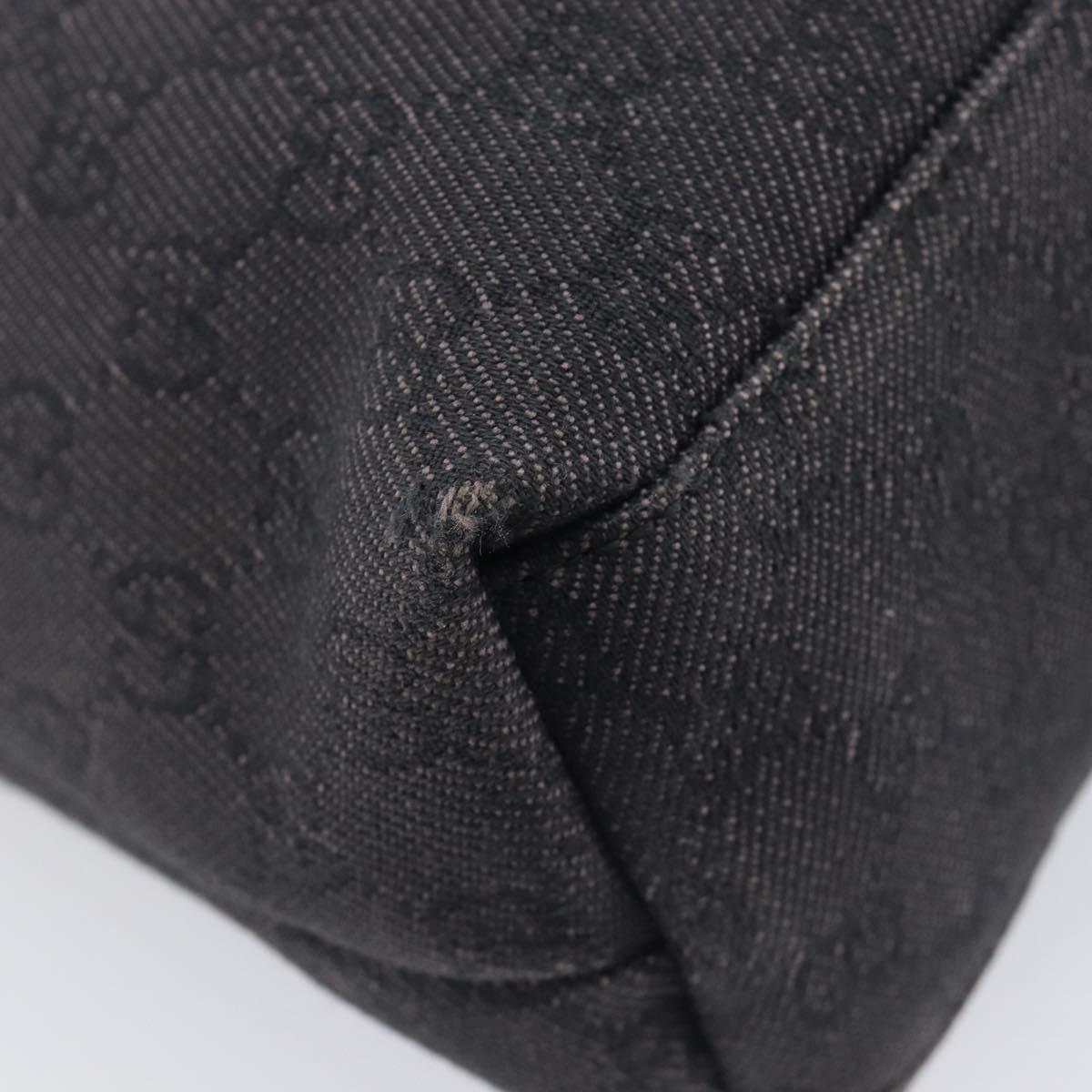 GUCCI GG Canvas Shoulder Bag Outlet Black 272351 Auth 210829A