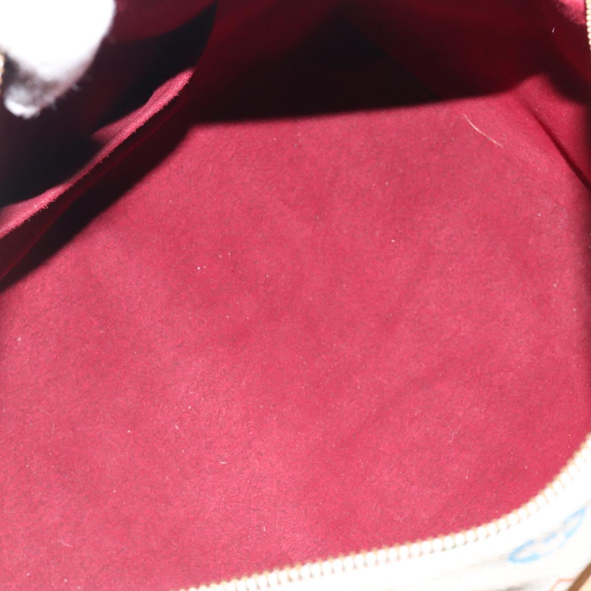 LOUIS VUITTON Monogram Multicolor Speedy 30 Bag White Bron M92643 LV Auth 210841