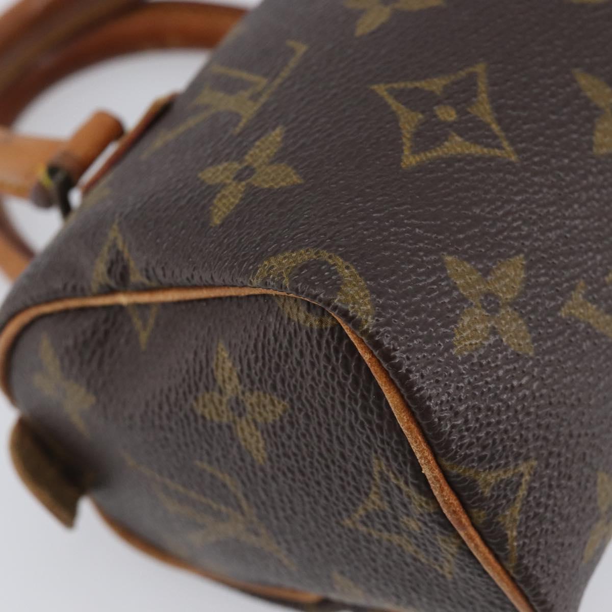 LOUIS VUITTON Monogram Mini Speedy Hand Bag M41534 LV Auth 210846A