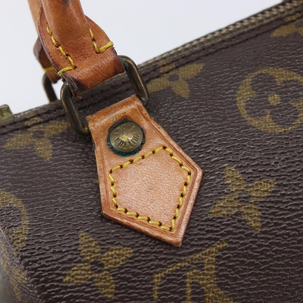 LOUIS VUITTON Monogram Mini Speedy Hand Bag M41534 LV Auth 210846A