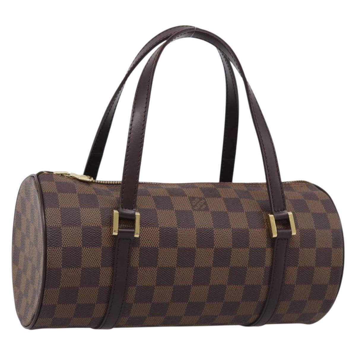 LOUIS VUITTON Damier Ebene Papillon 26 Hand Bag N51304 LV Auth 210847V
