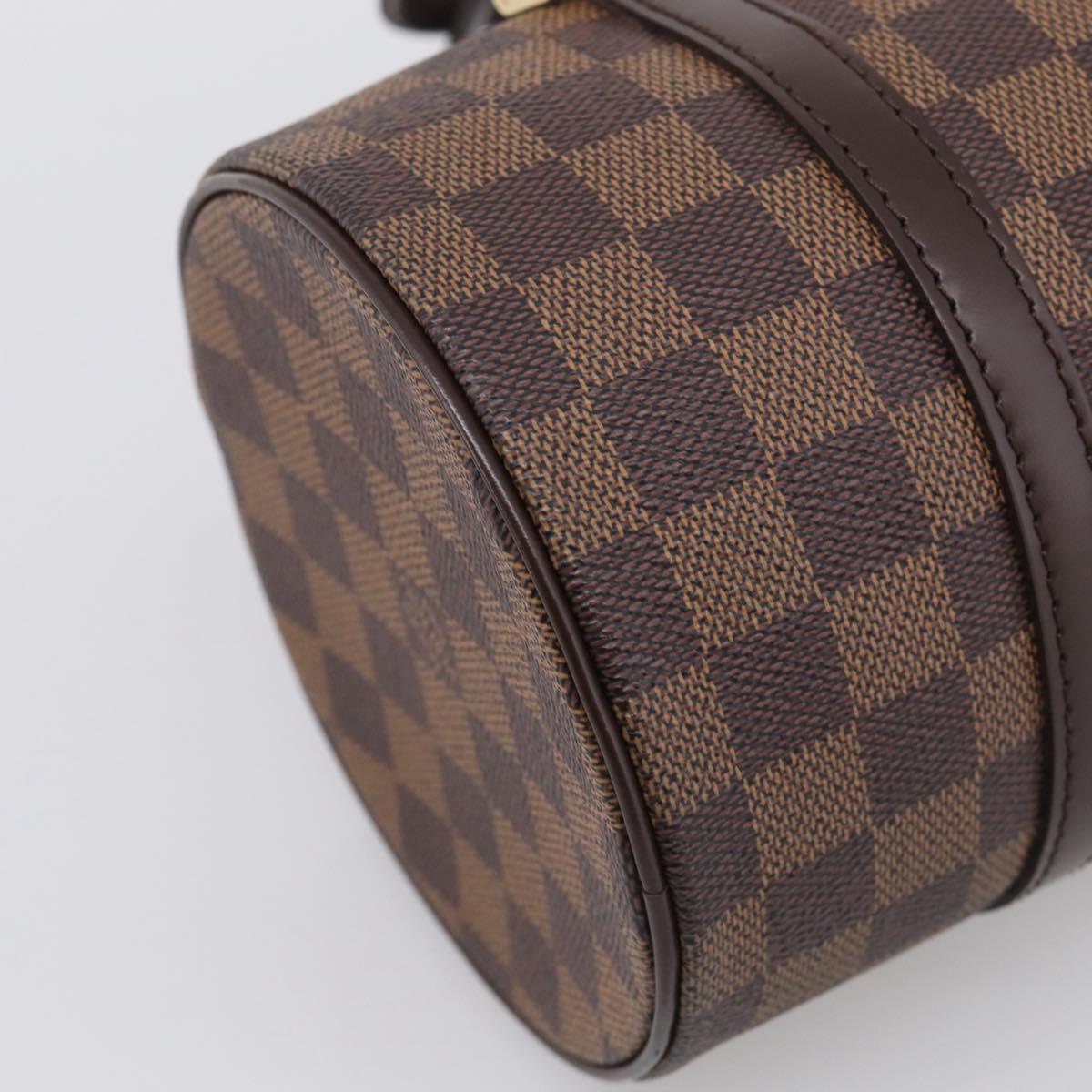 LOUIS VUITTON Damier Ebene Papillon 26 Hand Bag N51304 LV Auth 210847V