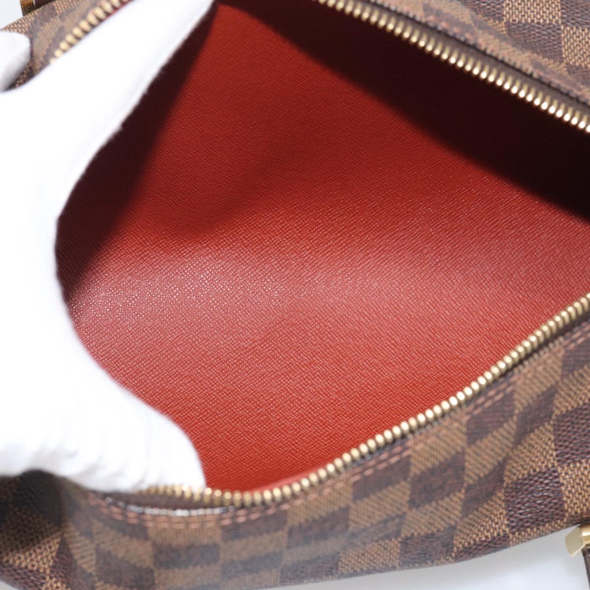 LOUIS VUITTON Damier Ebene Papillon 26 Hand Bag N51304 LV Auth 210847V