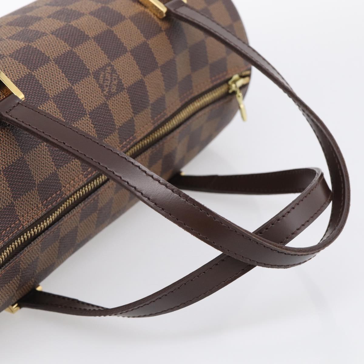 LOUIS VUITTON Damier Ebene Papillon 26 Hand Bag N51304 LV Auth 210847V