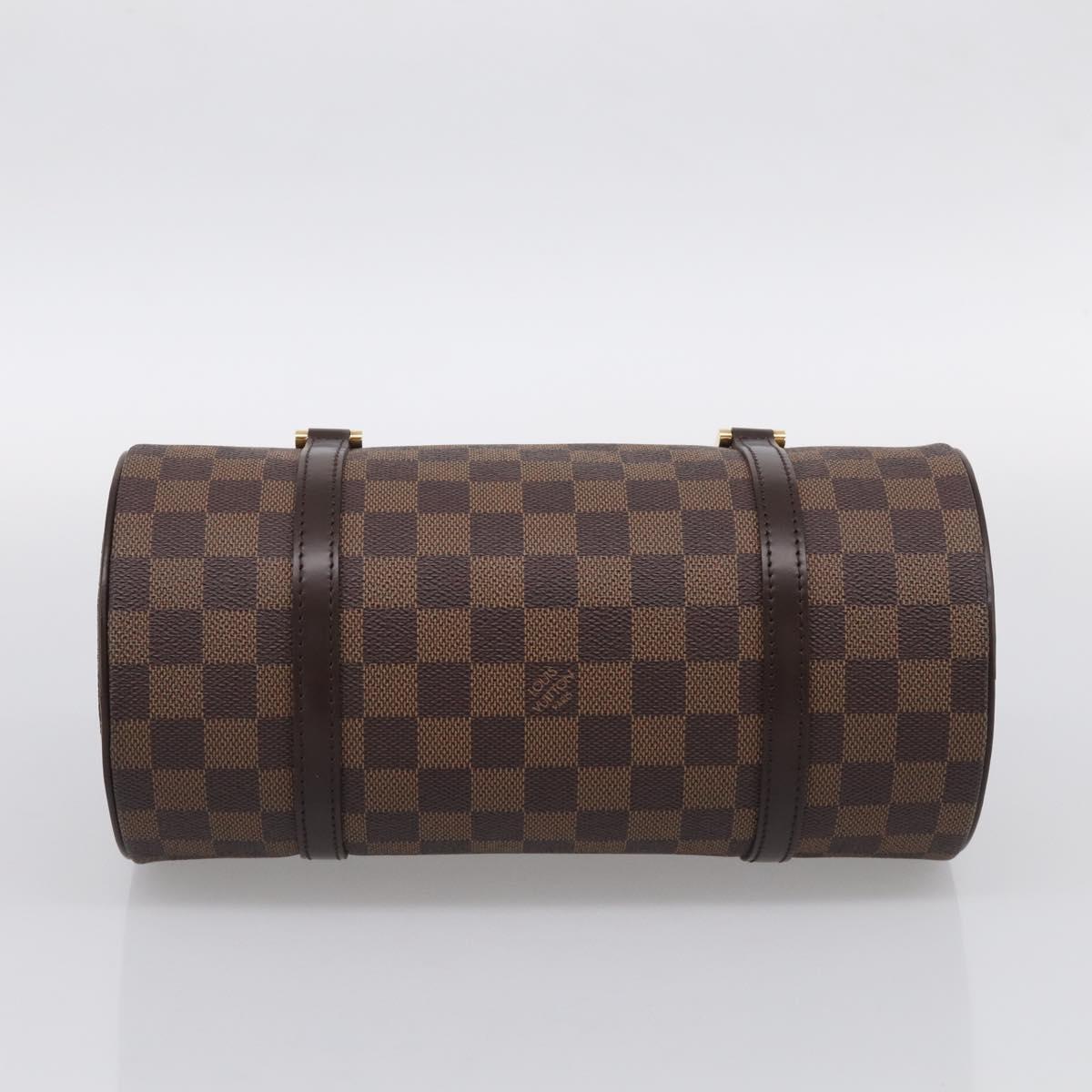 LOUIS VUITTON Damier Ebene Papillon 26 Hand Bag N51304 LV Auth 210847V