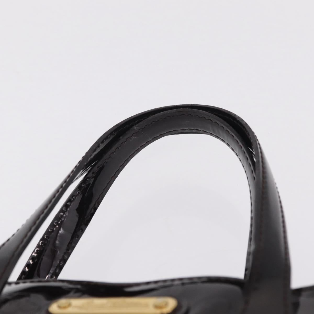 LOUIS VUITTON Monogram Vernis Wilshire PM Bag Amarante M93641 LV Auth 210858V
