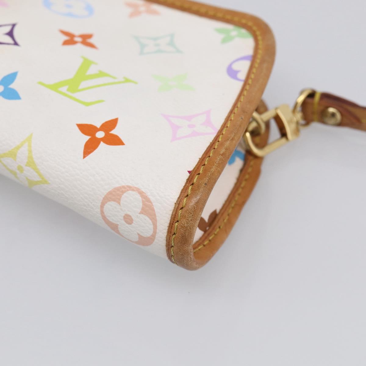 LOUIS VUITTON Monogram Multicolor Shirley Bag White M40049 LV Auth 210860V