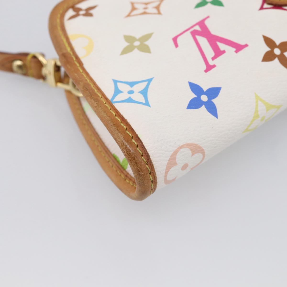 LOUIS VUITTON Monogram Multicolor Shirley Bag White M40049 LV Auth 210860V